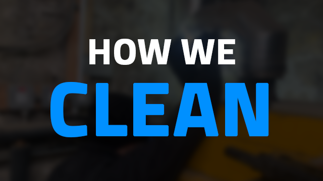 How we clean service card artwork